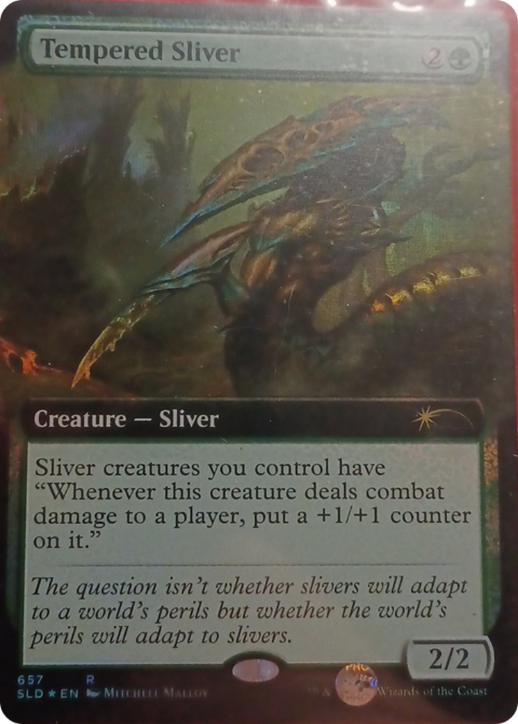 Tempered Sliver (Extended Art) [Secret Lair Drop Promos] - Trinity Hobby
