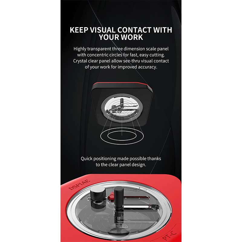 Dspiae Integral Stepless Circular Cutter - Trinity Hobby