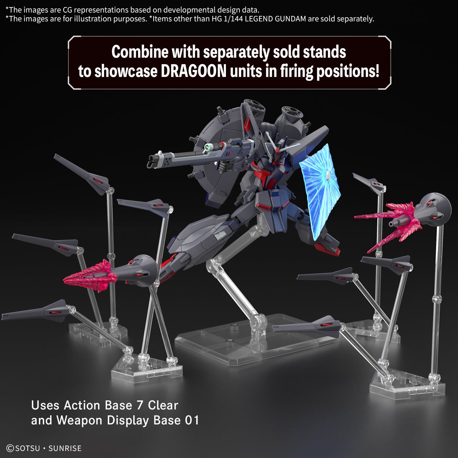 Bandai HG 1/144 Legend Gundam - Trinity Hobby