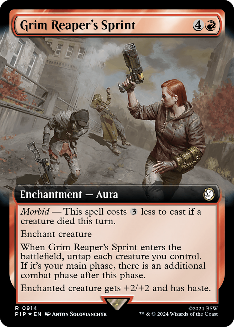Grim Reaper's Sprint (Extended Art) (Surge Foil) [Fallout] - Trinity Hobby
