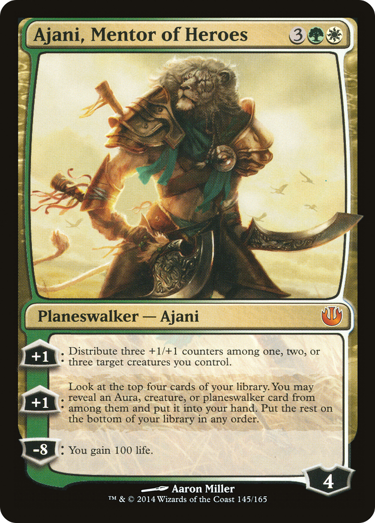 Ajani, Mentor of Heroes [Journey into Nyx] - Trinity Hobby