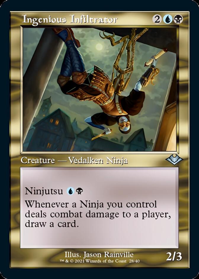 Ingenious Infiltrator (Retro Foil Etched) [Modern Horizons] - Trinity Hobby