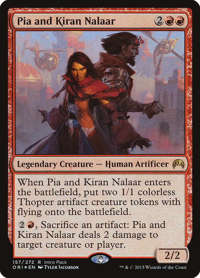 Pia and Kiran Nalaar (Intro Pack) [Magic Origins Promos] - Trinity Hobby