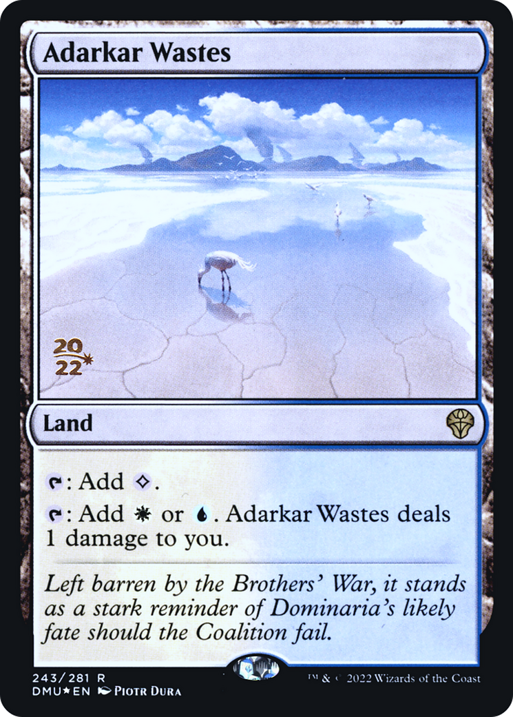 Adarkar Wastes [Dominaria United Prerelease Promos] - Trinity Hobby