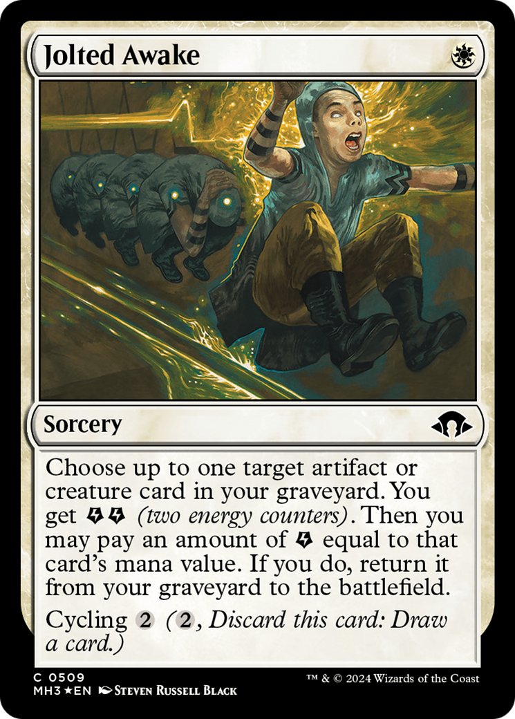 Jolted Awake (Ripple Foil) [Modern Horizons 3] - Trinity Hobby
