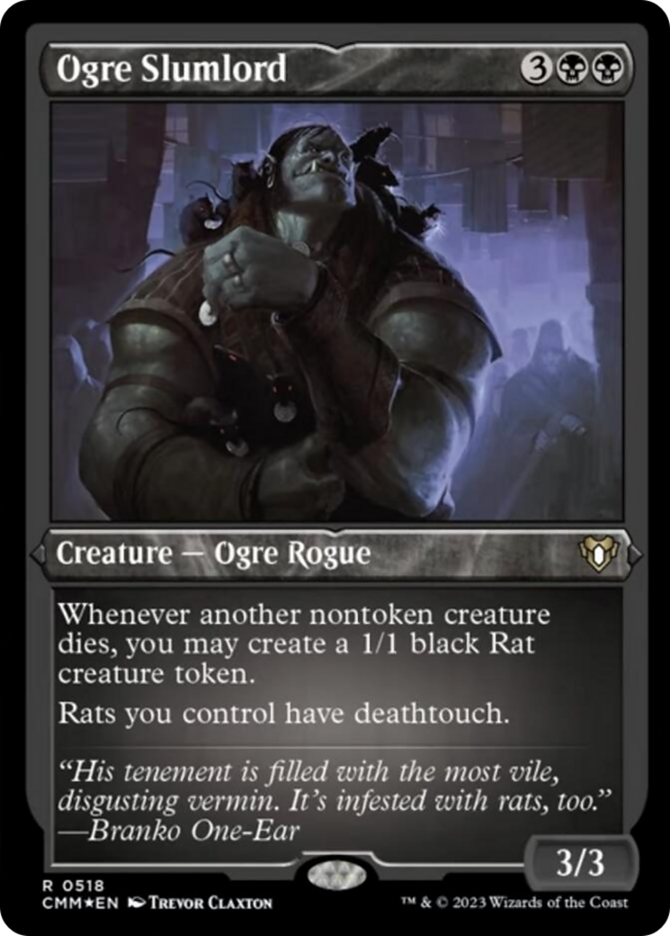 Ogre Slumlord (Foil Etched) [Commander Masters] - Trinity Hobby