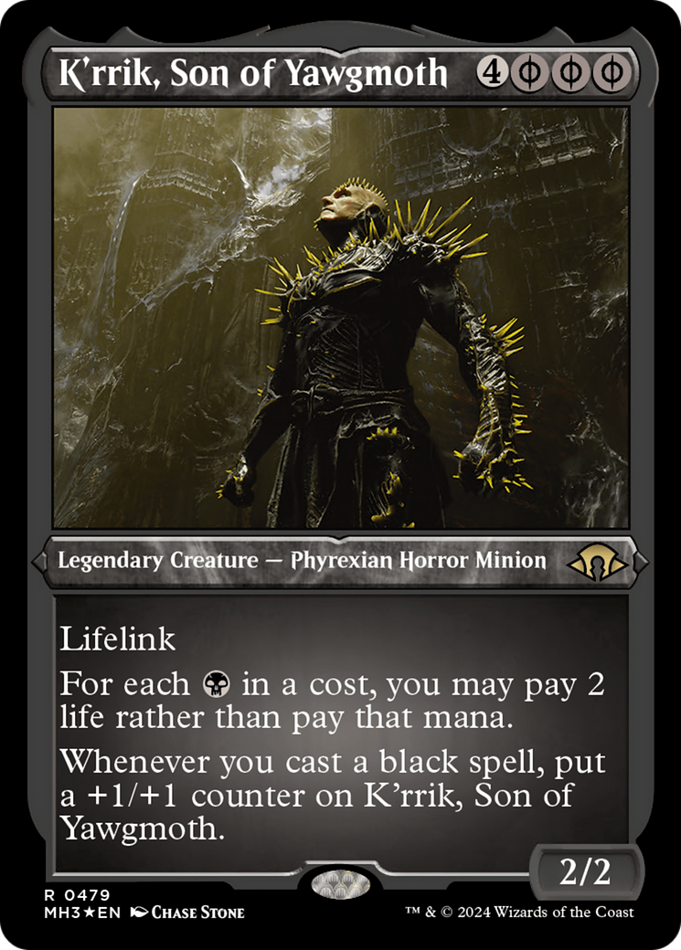 K'rrik, Son of Yawgmoth  [Foil]  (MH3-479) - [Modern Horizons 3] - Trinity Hobby
