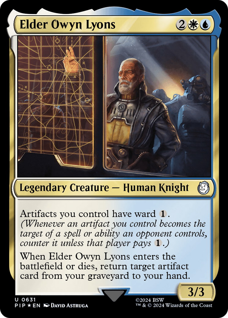 Elder Owyn Lyons (Surge Foil) [Fallout] - Trinity Hobby