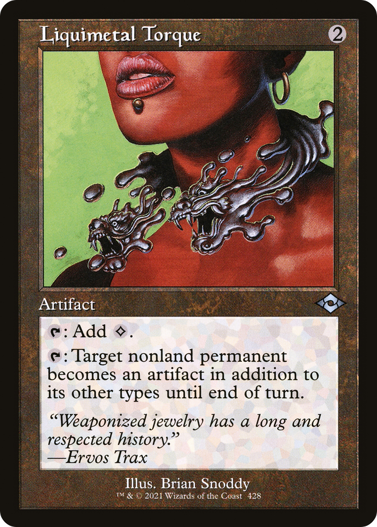 Liquimetal Torque [Etched Foil]  (MH2-428) - [Modern Horizons 2] - Trinity Hobby