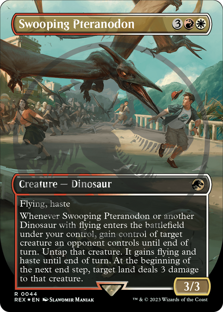 Swooping Pteranodon (Emblem) (Borderless) [Jurassic World Collection Tokens] - Trinity Hobby