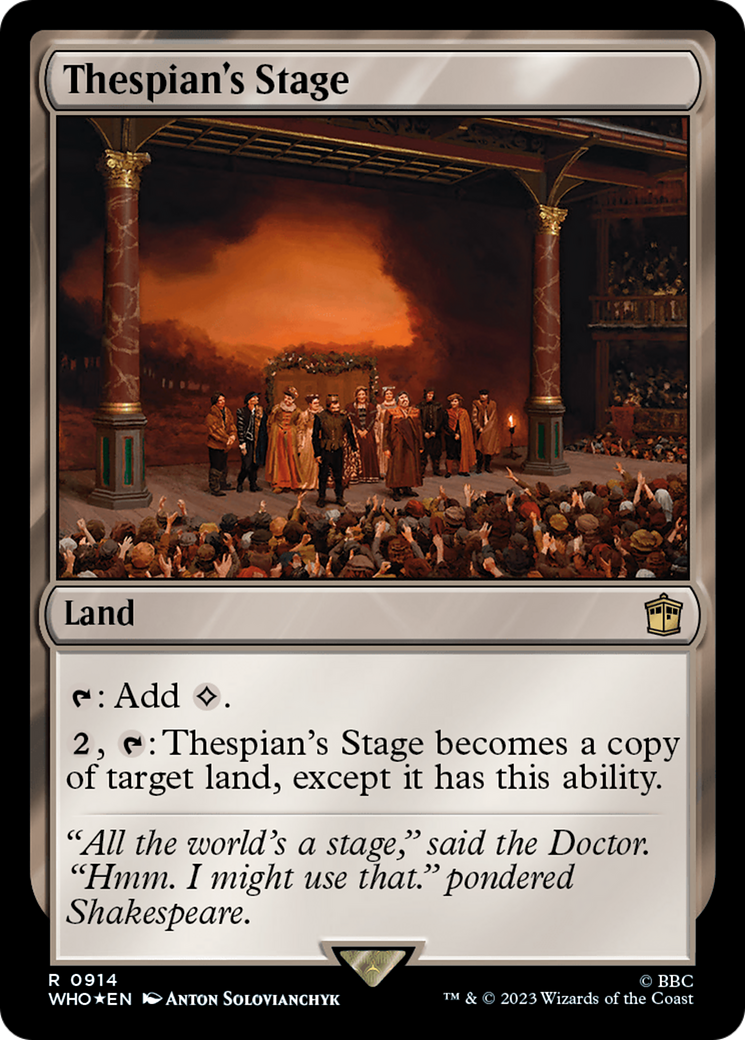 Thespian's Stage (Surge Foil) [Doctor Who] - Trinity Hobby