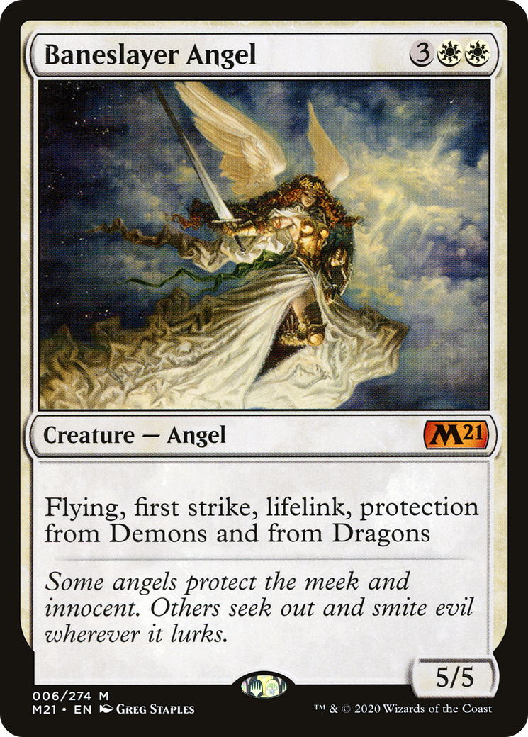 Baneslayer Angel [Core Set 2021] - Trinity Hobby