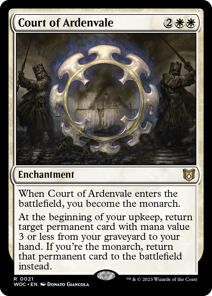 Court of Ardenvale [Wilds of Eldraine Commander] - Trinity Hobby
