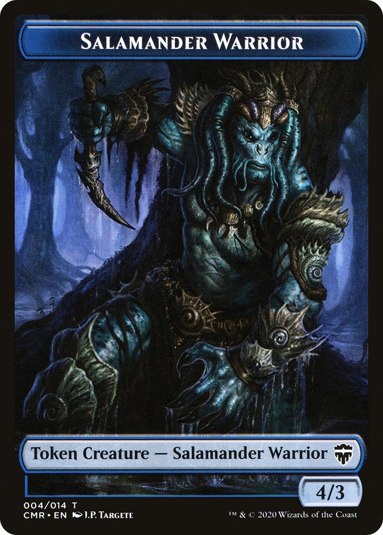 Salamander Warrior  [Foil]  (CMR-004) - [Commander Legends Tokens] - Trinity Hobby