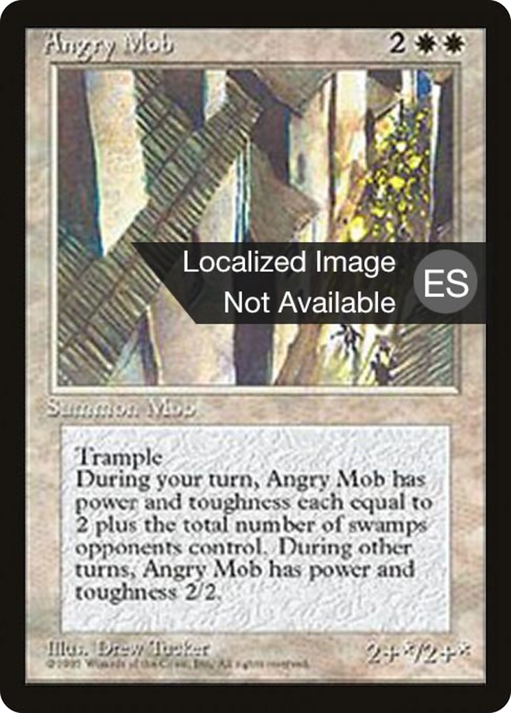 Angry Mob [Fourth Edition (Foreign Black Border)] - Trinity Hobby