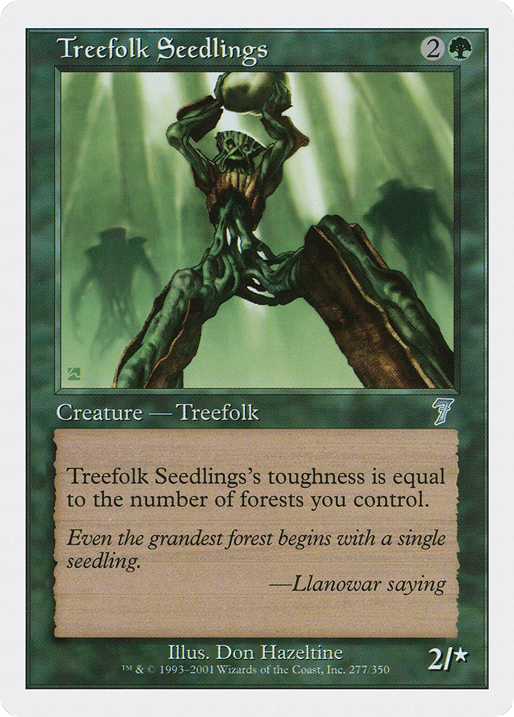 Treefolk Seedlings [Seventh Edition] - Trinity Hobby