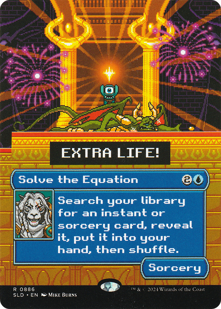 Solve the Equation  [Foil]  (SLD-886) - [Secret Lair Drop Series] (Borderless) - Trinity Hobby