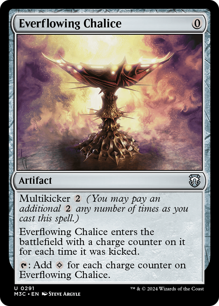 Everflowing Chalice (Ripple Foil) [Modern Horizons 3 Commander] - Trinity Hobby