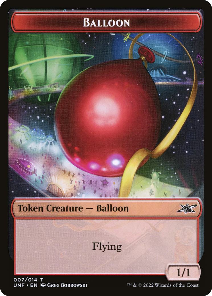 Balloon  [Foil]  (UNF-007) - [Unfinity Tokens] - Trinity Hobby