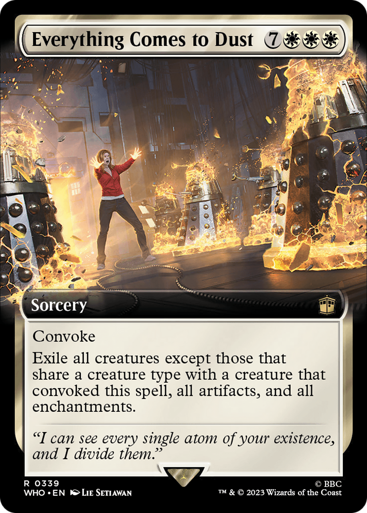 Everything Comes to Dust (Extended Art) [Doctor Who] - Trinity Hobby
