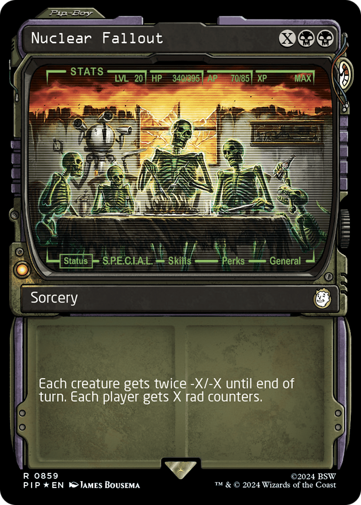 Nuclear Fallout (Showcase) (Surge Foil) [Fallout] - Trinity Hobby