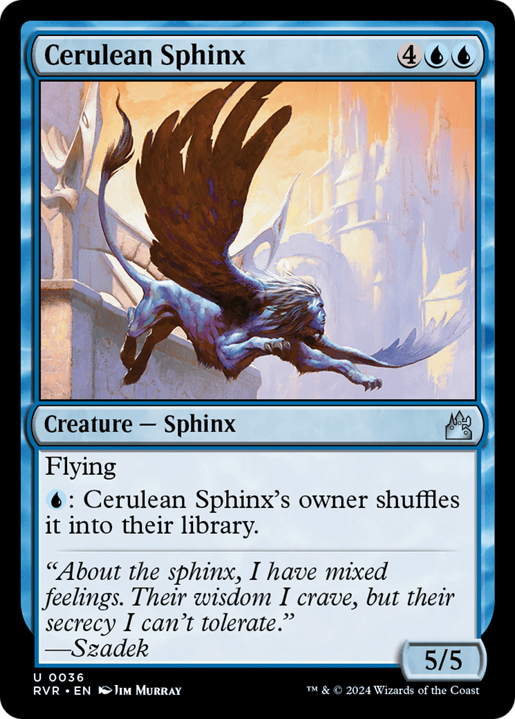 Cerulean Sphinx [Ravnica Remastered] - Trinity Hobby