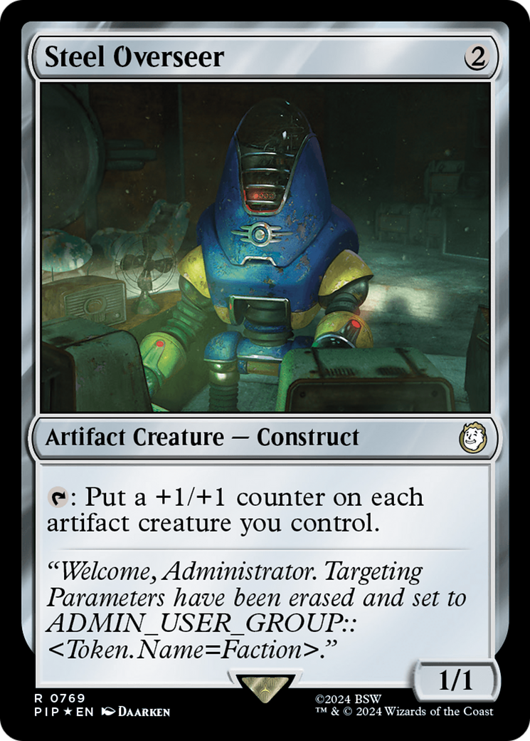 Steel Overseer (Surge Foil) [Fallout] - Trinity Hobby