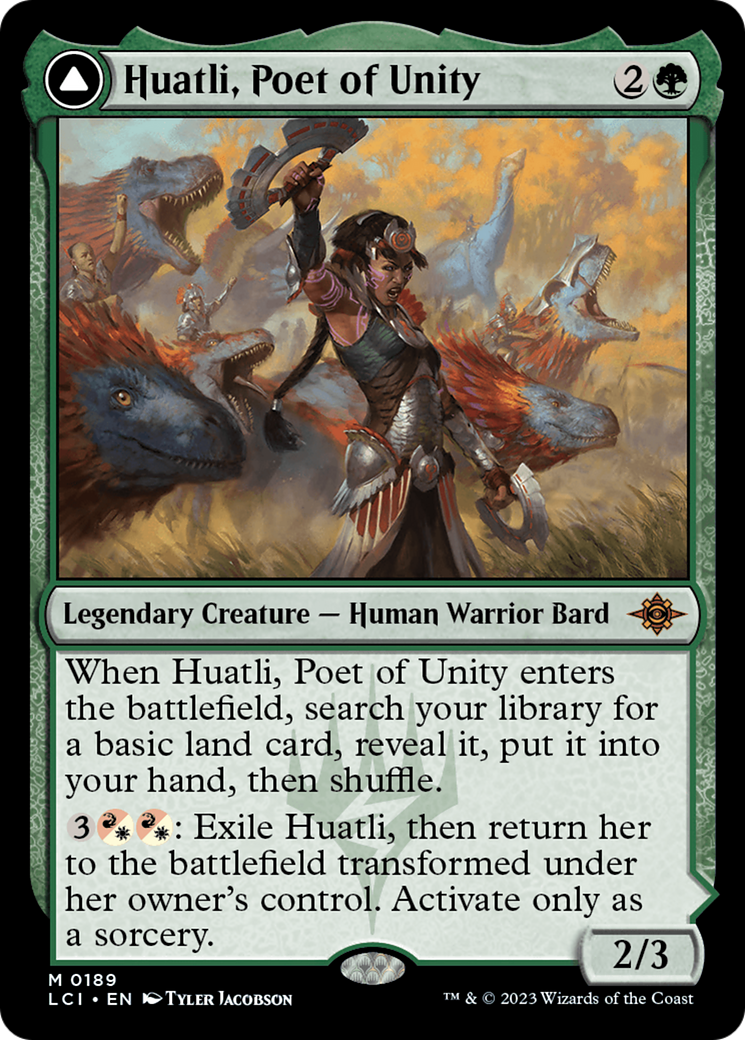 Huatli, Poet of Unity // Roar of the Fifth People [The Lost Caverns of Ixalan] - Trinity Hobby