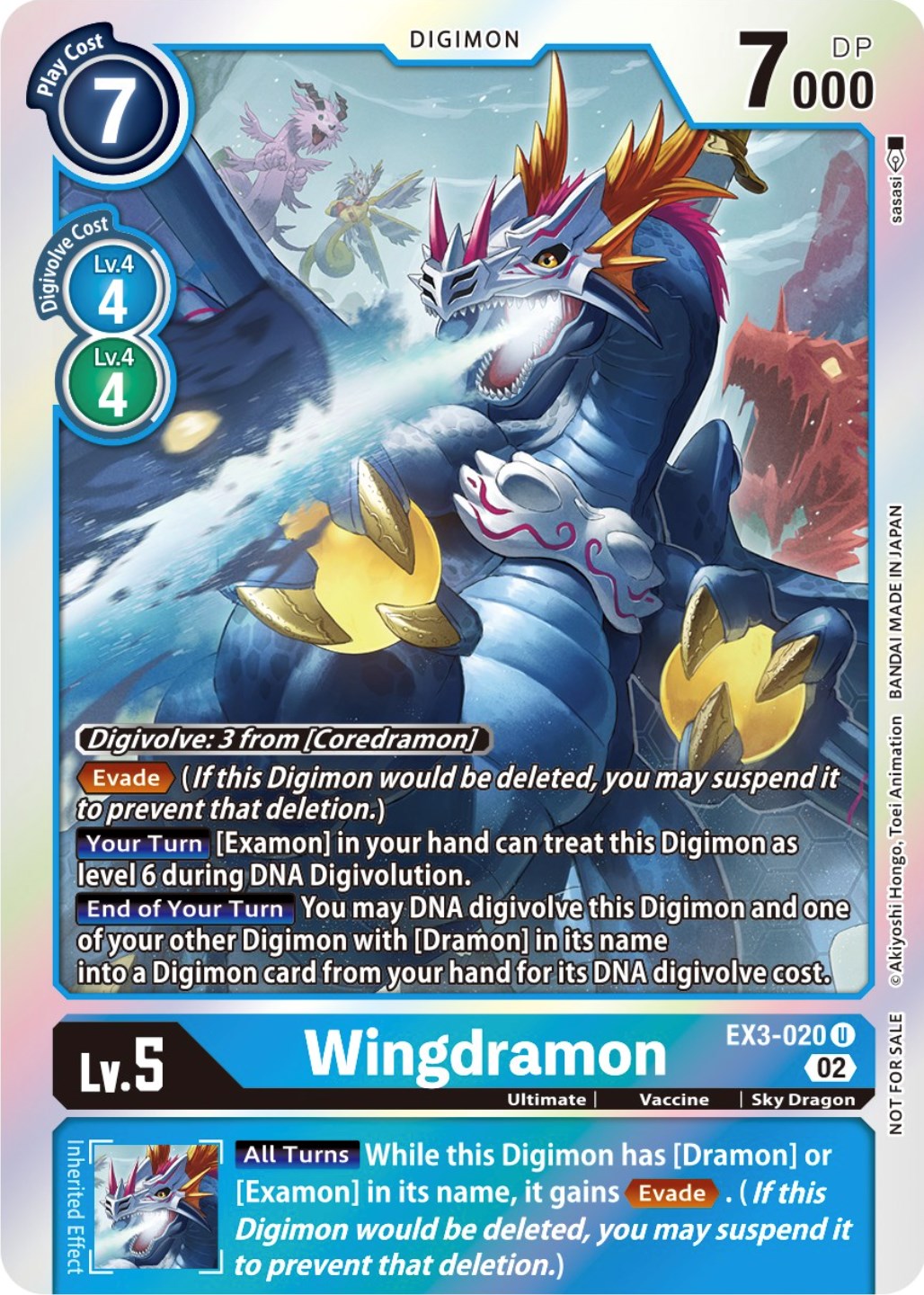 Wingdramon [EX3-020] (Alternate Art) [Draconic Roar] - Trinity Hobby