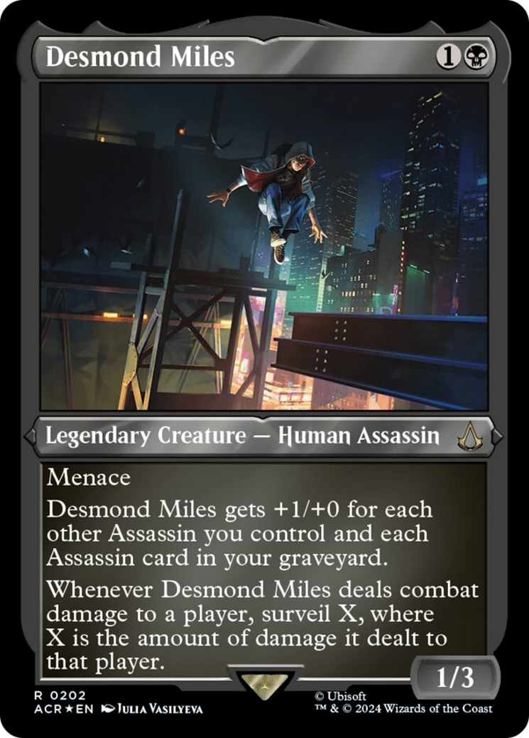Desmond Miles (Foil Etched) [Assassin's Creed] - Trinity Hobby