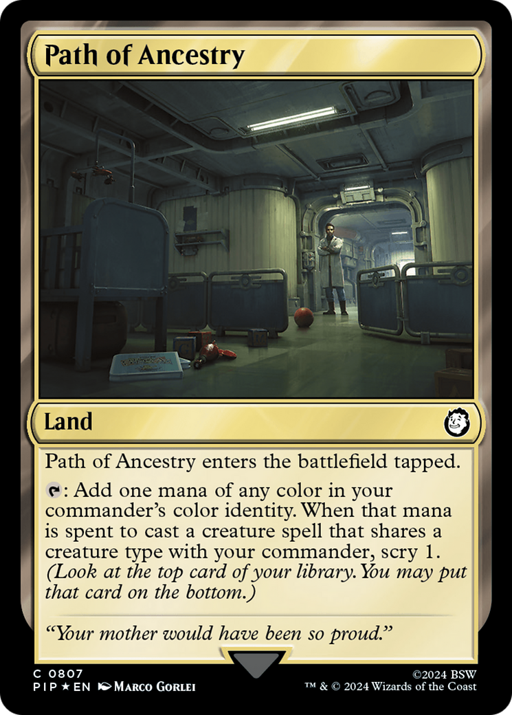 Path of Ancestry (Surge Foil) [Fallout] - Trinity Hobby