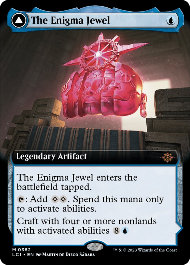 The Enigma Jewel // Locus of Enlightenment (Extended Art) [The Lost Caverns of Ixalan] - Trinity Hobby