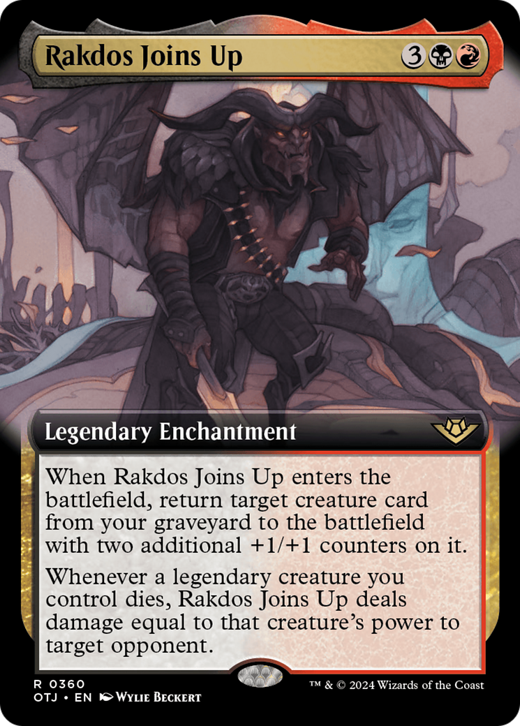 Rakdos Joins Up (Extended Art) [Outlaws of Thunder Junction] - Trinity Hobby