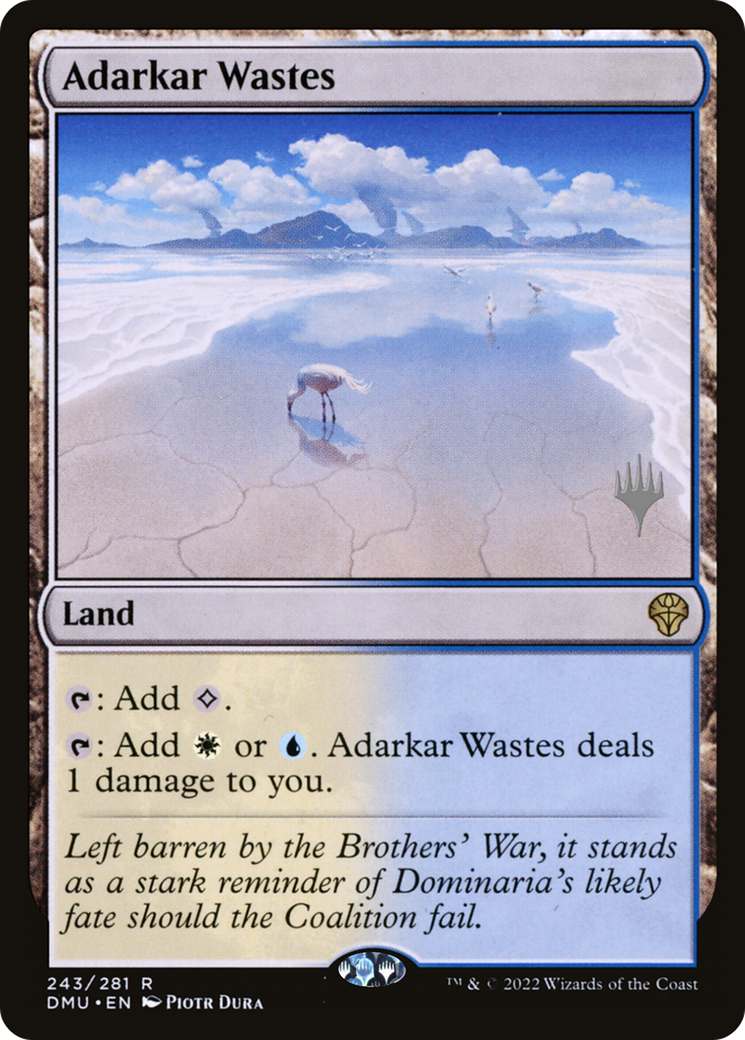 Adarkar Wastes (Promo Pack) [Dominaria United Promos] - Trinity Hobby