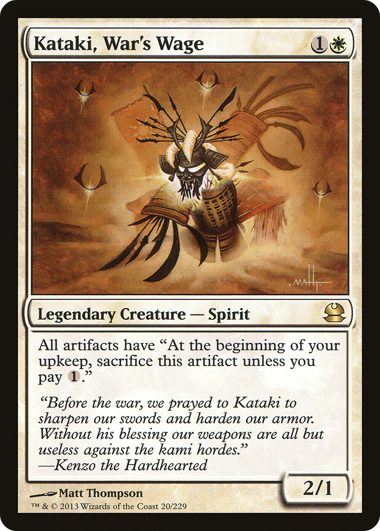 Kataki, le salaire de la guerre [Modern Masters] 