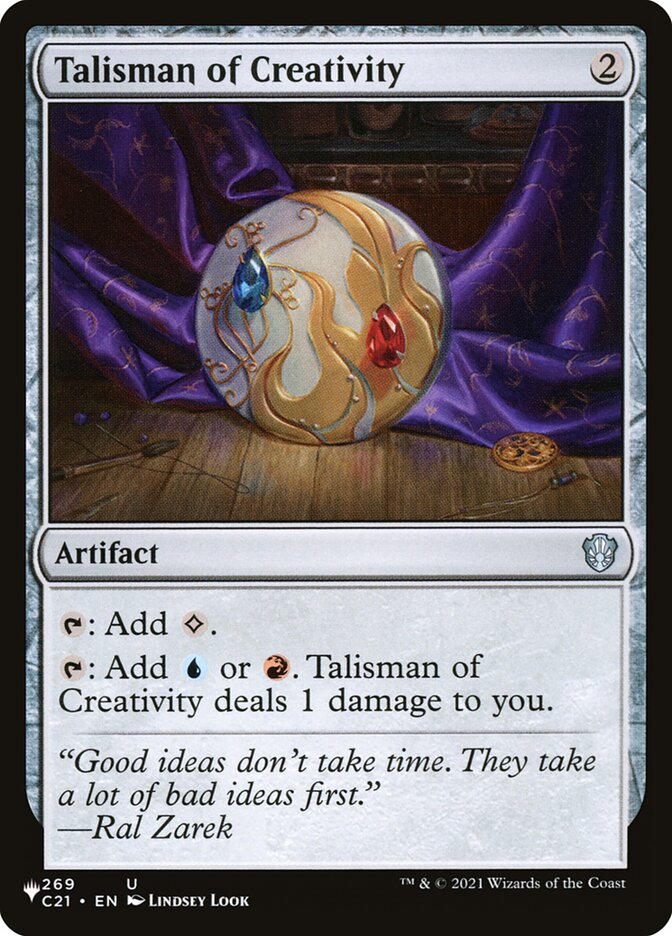 Talisman of Creativity [Secret Lair: Heads I Win, Tails You Lose] - Trinity Hobby