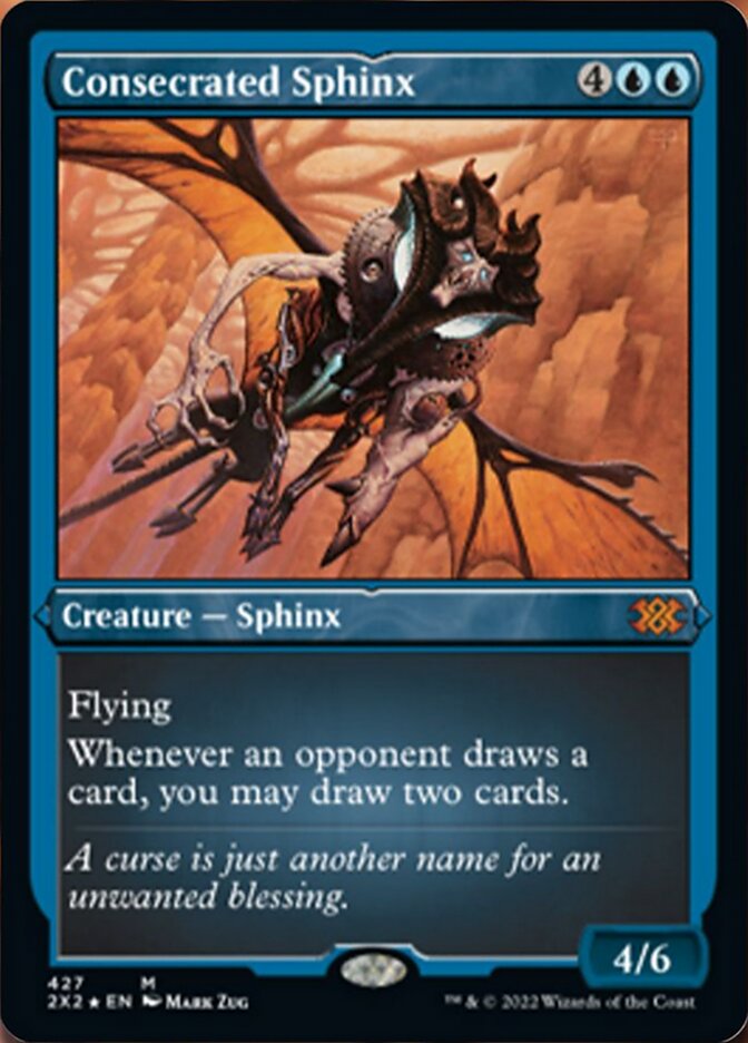 Consecrated Sphinx (Foil Etched) [Double Masters 2022] - Trinity Hobby