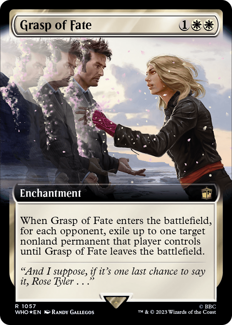 Grasp of Fate (Extended Art) (Surge Foil) [Doctor Who] - Trinity Hobby
