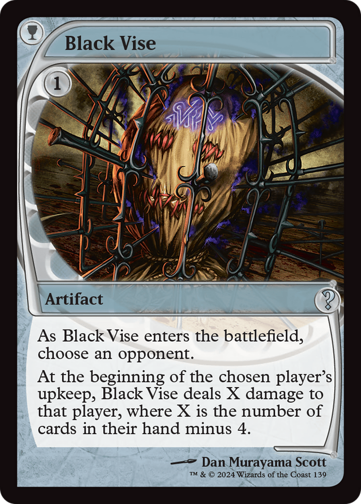Black Vise (Future Sight) [Mystery Booster 2] - Trinity Hobby