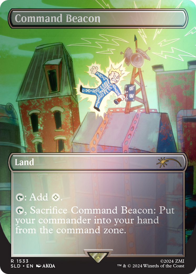 Command Beacon (Rainbow Foil) [Secret Lair Drop Series] - Trinity Hobby