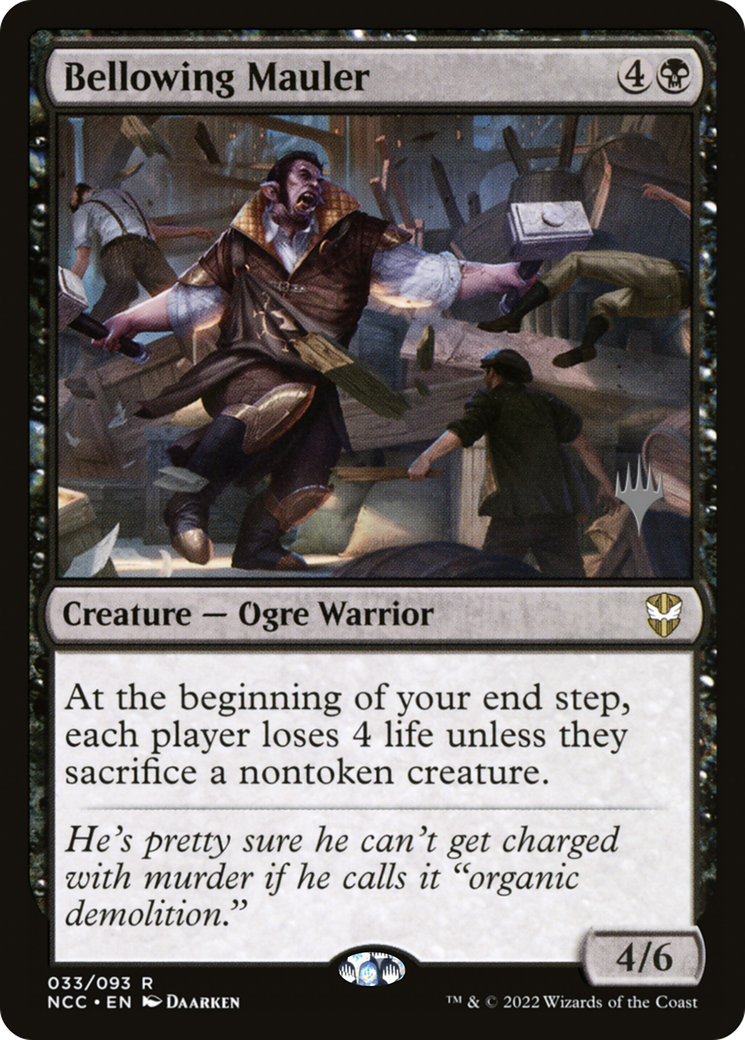 Bellowing Mauler (Promo Pack) [Streets of New Capenna Commander Promos] - Trinity Hobby