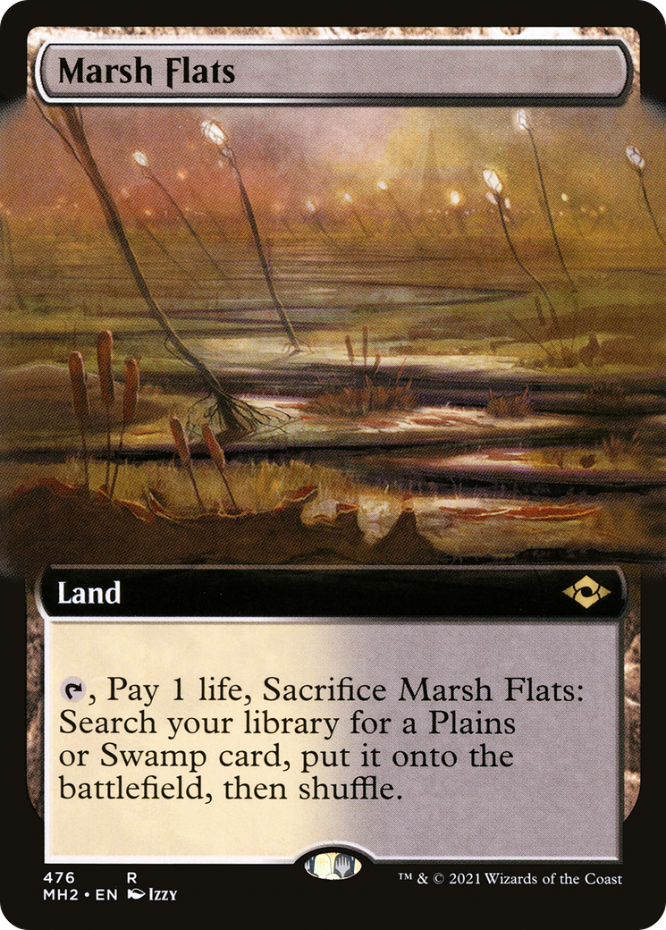 Marsh Flats (Extended Art) [Modern Horizons 2] - Trinity Hobby
