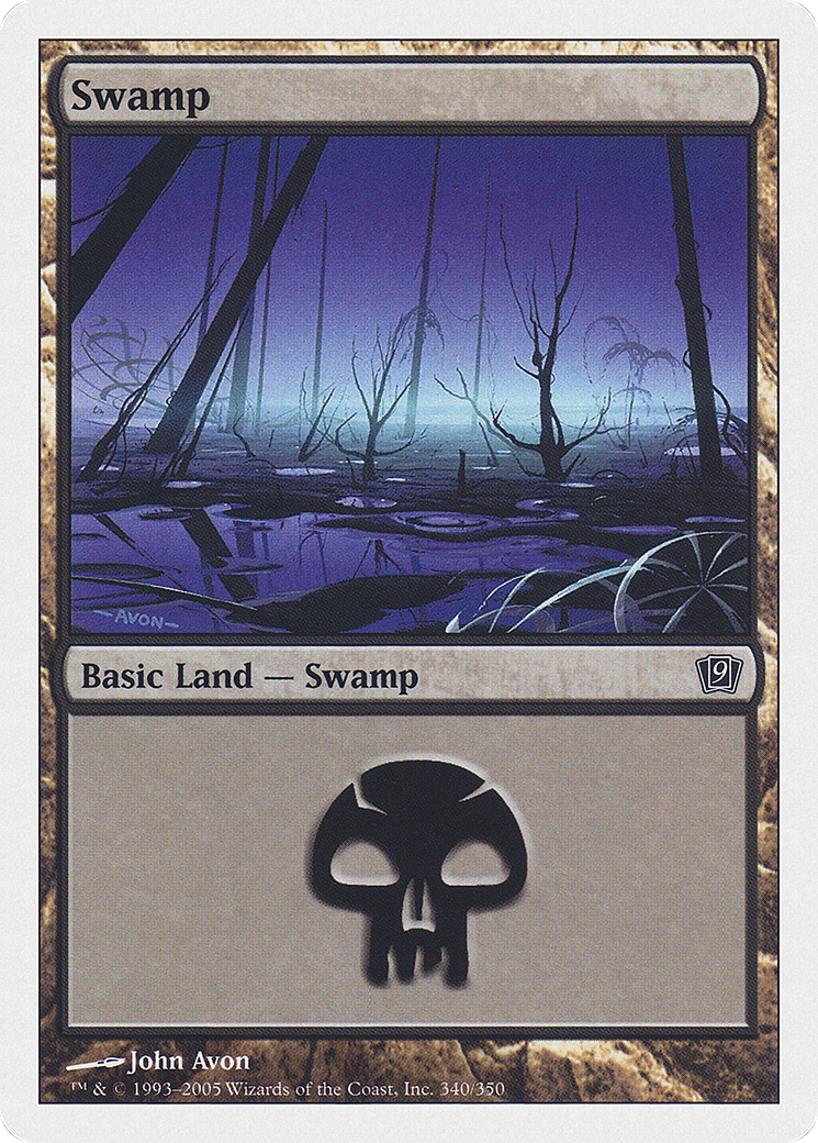 Swamp (340) [Ninth Edition] - Trinity Hobby