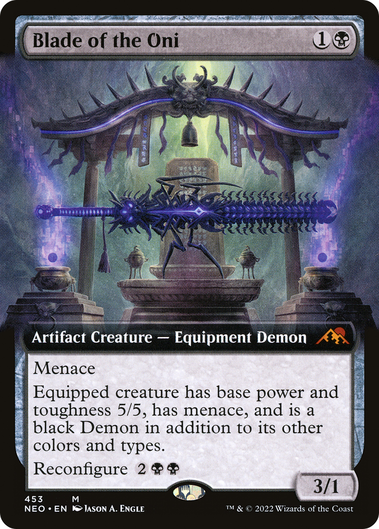 Blade of the Oni (Extended Art) [Kamigawa: Neon Dynasty] - Trinity Hobby