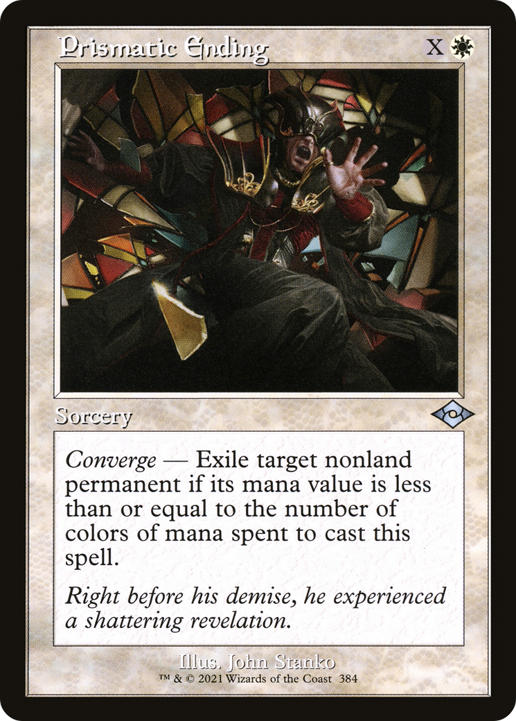 Prismatic Ending [Etched Foil]  (MH2-384) - [Modern Horizons 2] - Trinity Hobby