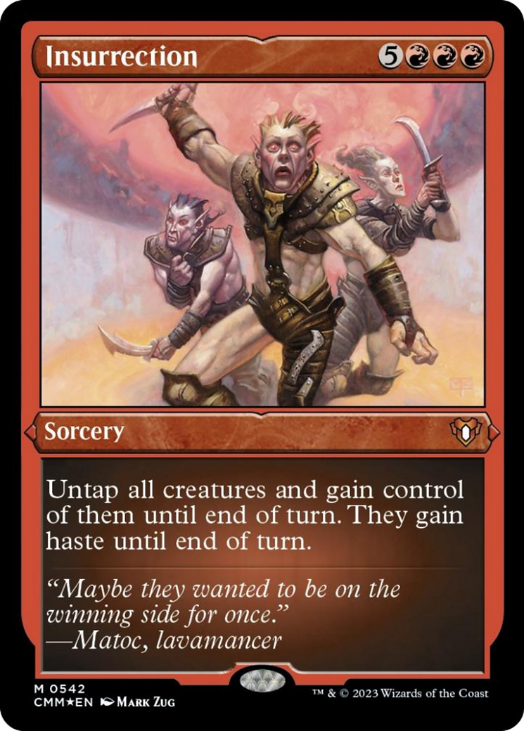 Insurrection (Foil Etched) [Commander Masters] - Trinity Hobby