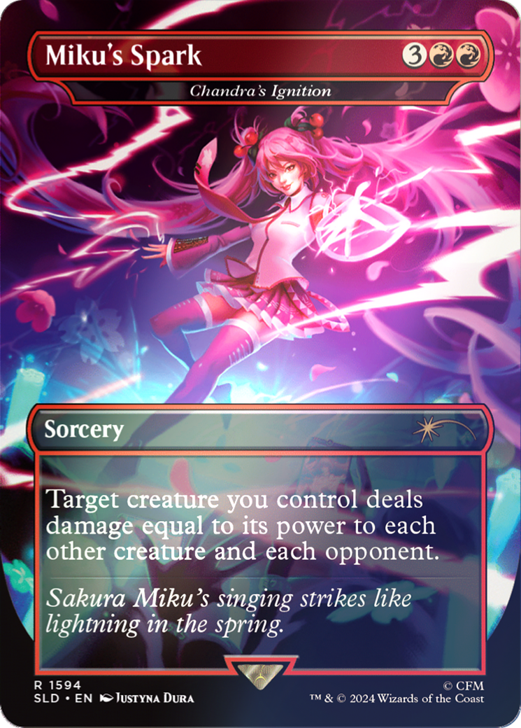 Miku's Spark - Chandra's Ignition (Rainbow Foil) [Secret Lair Drop Series] - Trinity Hobby