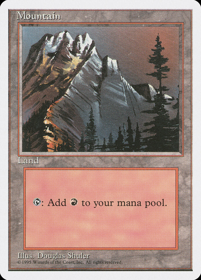 Mountain (Snow Top / Highest Point on Left) [Fourth Edition] - Trinity Hobby