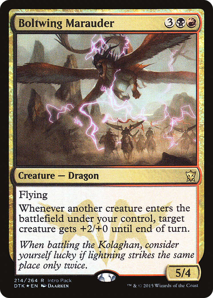 Boltwing Marauder (Intro Pack) [Dragons of Tarkir Promos] - Trinity Hobby
