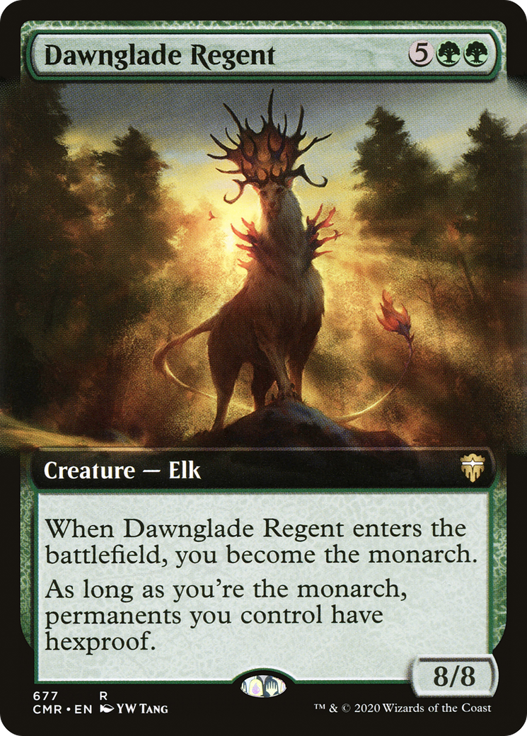 Dawnglade Regent (Extended Art) [Commander Legends] - Trinity Hobby